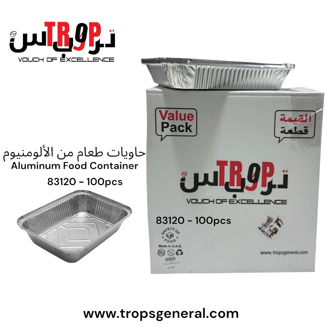Aluminum Food Container 83120 100Pcs