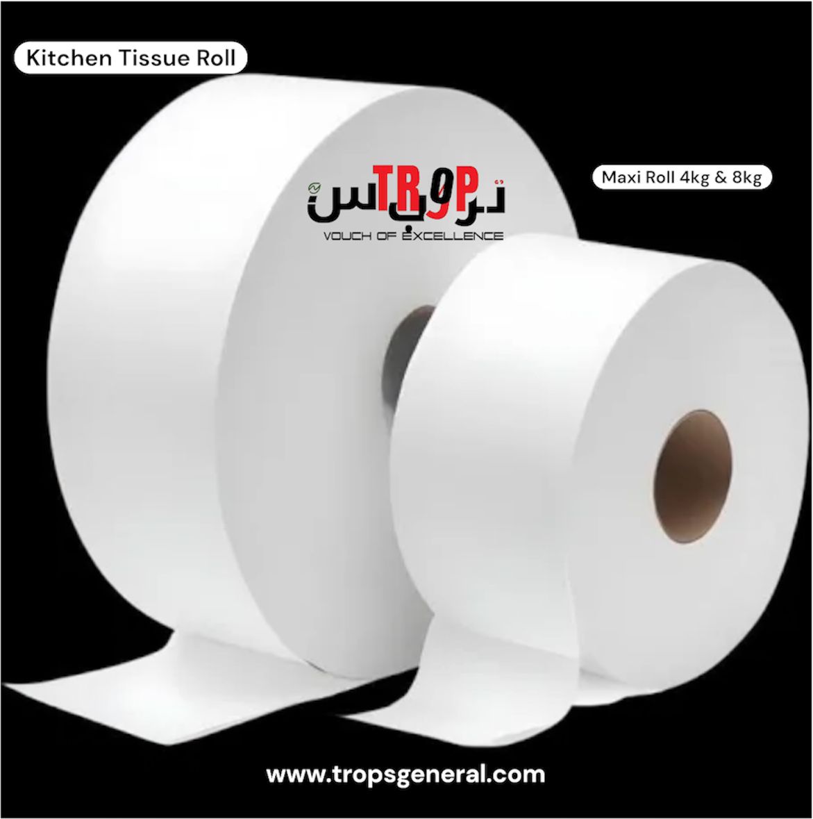 Maxi Roll Kitchen Tissue 4Kg