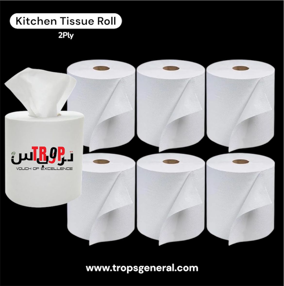 Maxi Roll Kitchen Tissue 600Gram