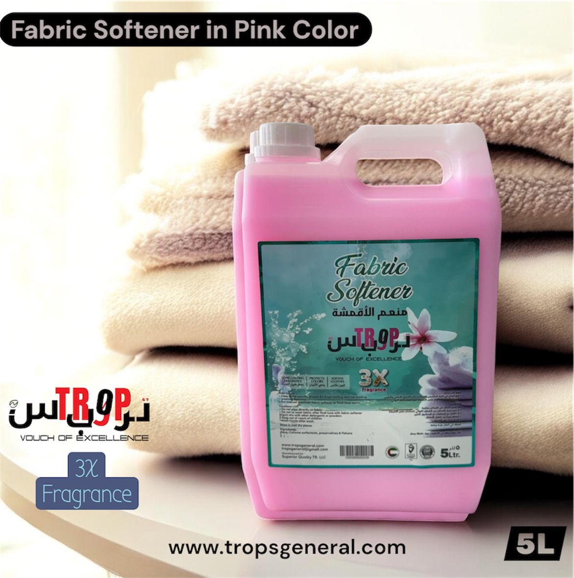 Fabric Softener Pink 5L_675