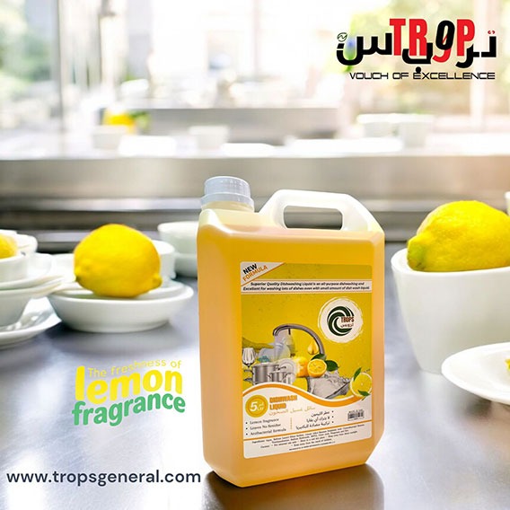 Trops Dishwash Lemon 5L